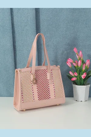 Metro Women Textured Structured Handheld Bag