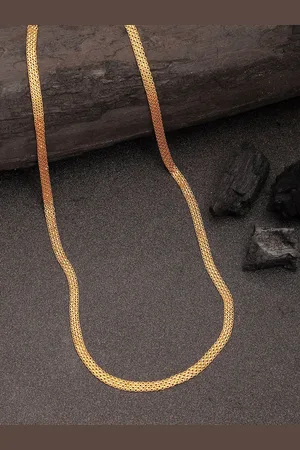NVR Women Gold-Plated Minimal Chain