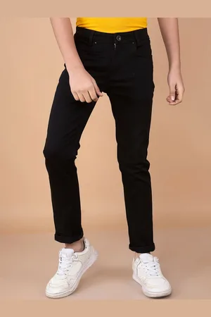 Crimsoune Club Boys Slim Fit Heavy Fade Stretchable Jeans