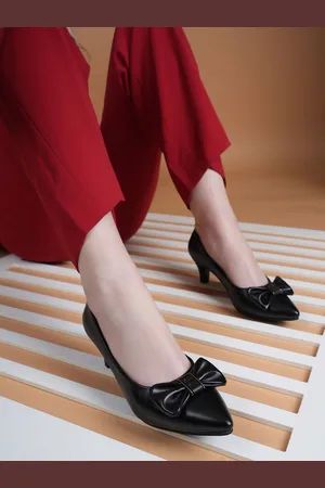 LAVIE Women Party Kitten Pointed Toe Pumps with Bows