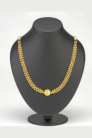 KARISHMA KREATIONS Gold-Plated Minimal Necklace