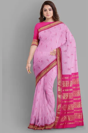 The Chennai Silks Floral Fusion Sambalpuri Saree