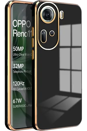 Karwan Oppo Reno 11 5G Luxury 6D Chrome Flexible Back Cover Case