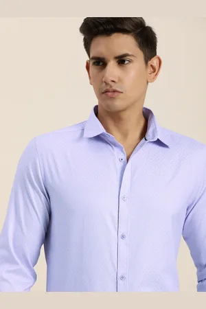 Invictus Men Micro-Ditsy Printed Slim Fit Formal Shirt
