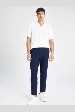 DeFacto Men Mid-Rise Trousers