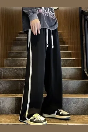 Stylecast Men Striped Mid-Rise Original Fit Trousers
