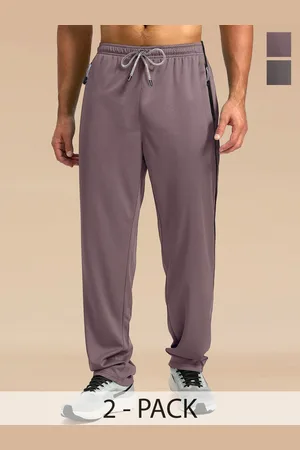 Moda Rapido Men Pack Of 2 Mid Rise Track Pants