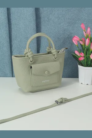 Metro Women Textured Structured Handheld Bag