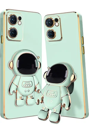 Karwan Oppo Reno 7 Phone Back Case With Astronaut Holster Stand