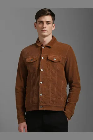 Louis Philippe Men Self Design Pure Cotton Shacket
