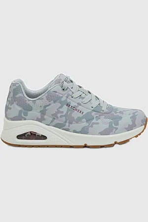 Skechers Women Street Uno - In Camo Neato Lace Up Shoes