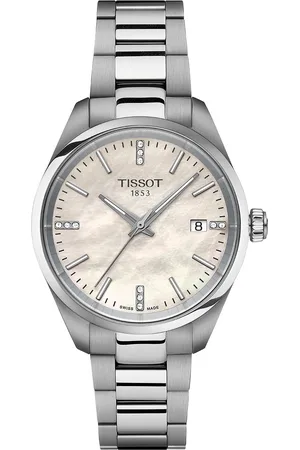 Tissot Unisex Dial & Stainless Steel Bracelet Style Straps Analogue Watch T1502101111600