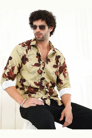 Campus Men Comfort Opaque Printed Casual Shirt