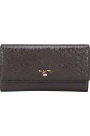 Da Milano Women Textured Leather Two Fold Wallet