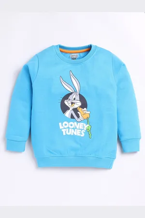 Eteenz Boys Bugs Bunny Print Premium Cotton Sweatshirt