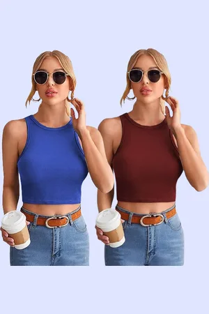 Mast & Harbour Cotton Crop Top
