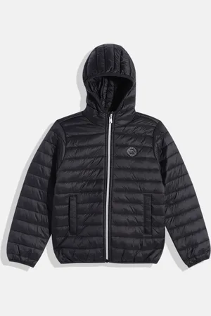 Ralph Lauren Girls Black Solid Puffer Jacket