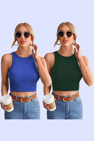 Mast & Harbour Cotton Crop Top
