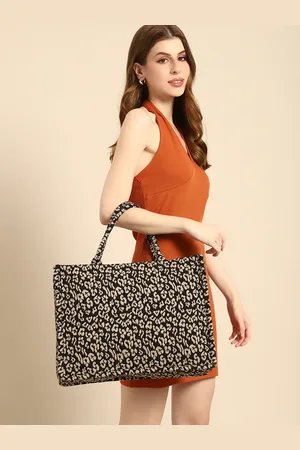 DressBerry Textured Shopper Tote Bag