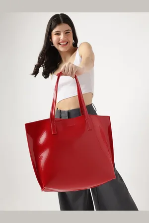 Fastrack Women Luscious Red Party Tote Bag