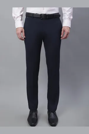 CANTABIL Men Mid Rise Cotton Regular Trousers