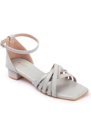 Mast & Harbour Party Block Sandals with Buckles