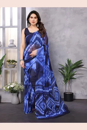 Moda Rapido Tie and Dye Pure Georgette Saree