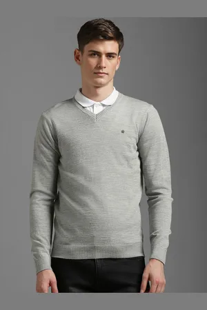 Louis Philippe Men V-Neck Pullover Sweaters