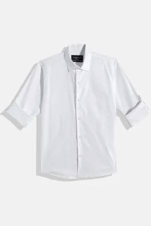 CHARCHIT Boys Comfort Textured Pure Cotton Casual Shirt
