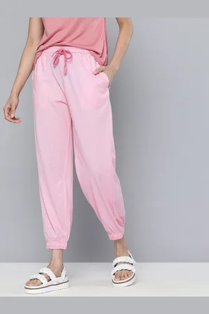 HARVARD Women Pink Solid Joggers