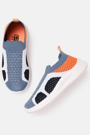 YK Kids Woven Design Slip-On Sneakers