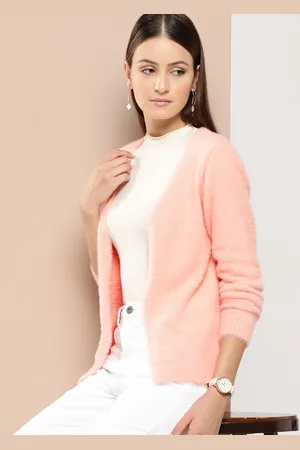 Chemistry Solid Front Open Sweater