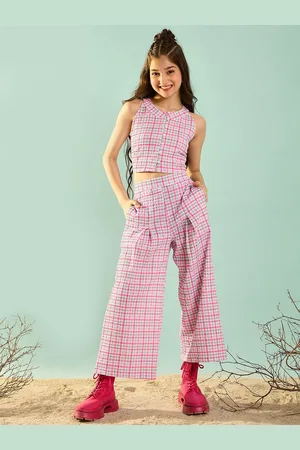 Cherry & Jerry Girls Checked Top with Trousers