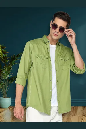 Kuons Avenue Men Smart Slim Fit Opaque Casual Shirt