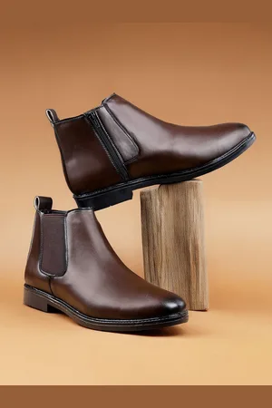 WOAKERS Men Leather Chelsea Boots