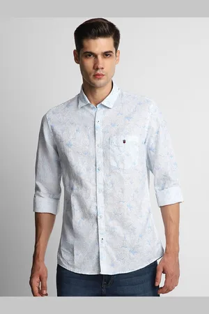 Louis Philippe Men Floral Printed Long Sleeves Casual Shirt