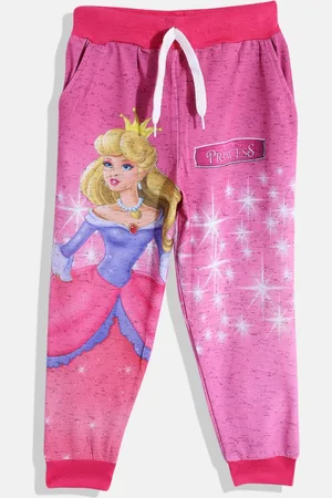 Eteenz Girls Barbie Print Detail Premium Cotton Joggers