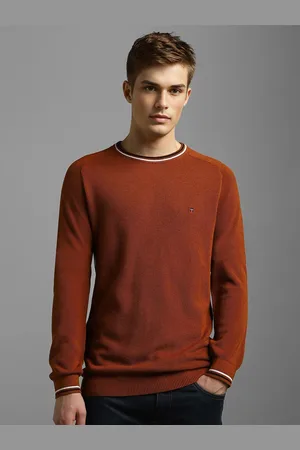 Louis Philippe Men Pullover Cotton Sweater
