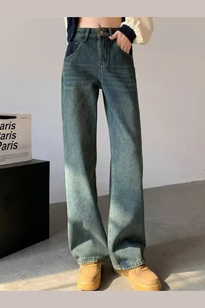 DressBerry Women Relaxed Fit High-Rise Light Fade Jeans