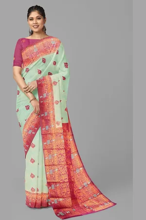 The Chennai Silks Ethnic Motifs Art Silk Ilkal Saree