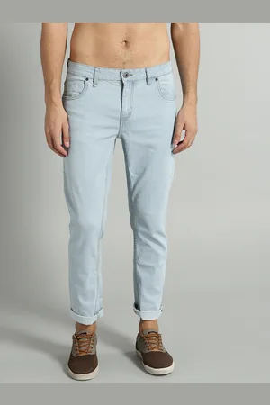 Roadster The Lifestyle Co Men Blue Slim Tapered Fit Mid-Rise Clean Look Stretchable Jeans
