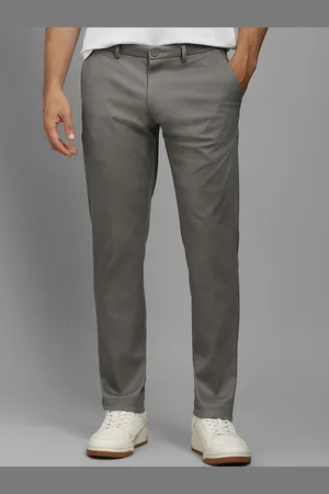 Louis Philippe Men Mid-Rise Slim Fit Regular Trousers