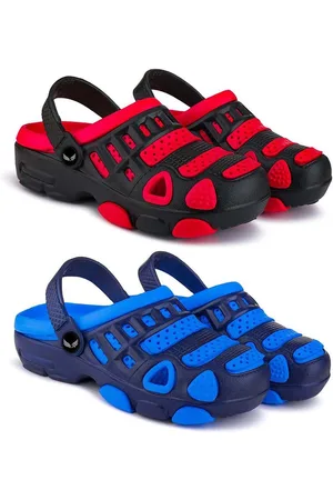 Bersache Boys Set Of 2 Textured Casual Ultra Soft Clogs