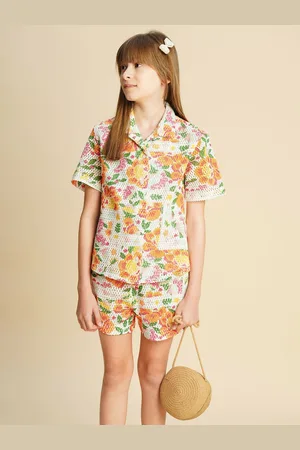 VERO MODA Girls Floral Opaque Printed Casual Shirt