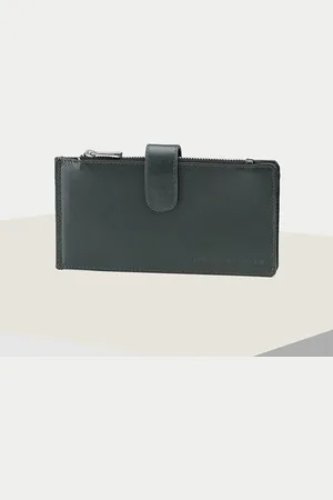 TIGER MARRON Women Leather Zip Around Wallet