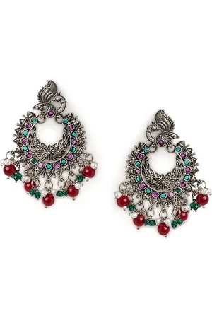 HOT AND BOLD Gold-Plated Contemporary Chandbalis