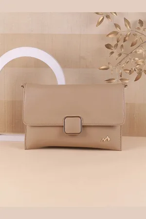 Metro PU Structured Shoulder Bag with Cut Work