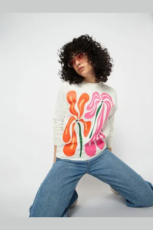 Mast & Harbour Women Printed Sweatshirt