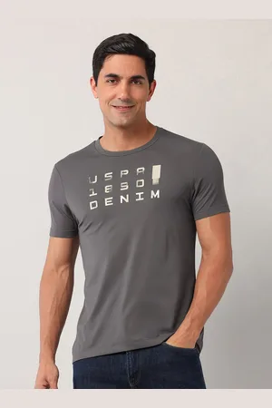 Ralph Lauren Men Typography Printed Round Neck Slim Fit T-shirt