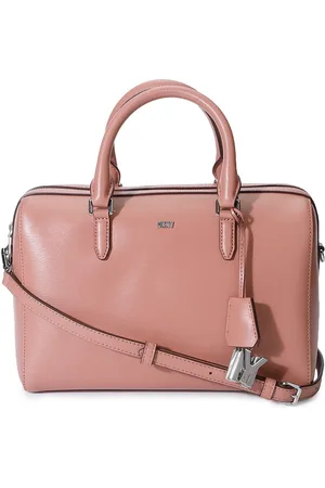 DKNY Leather Structured Handheld Bag